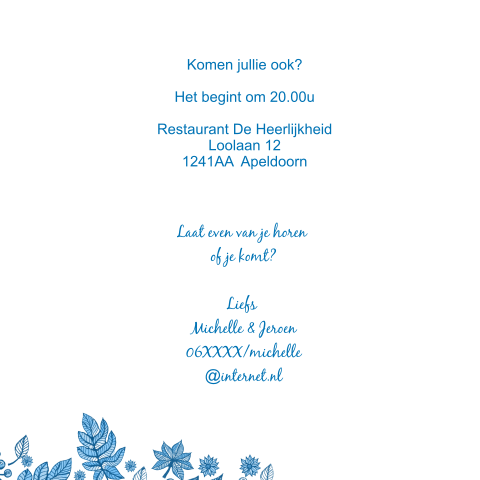Kaart binnenkant