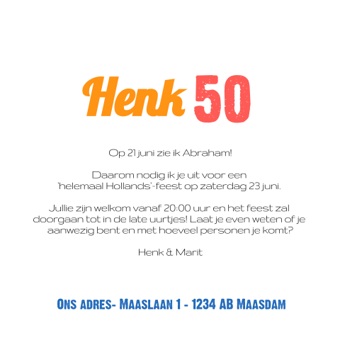 Kaart binnenkant
