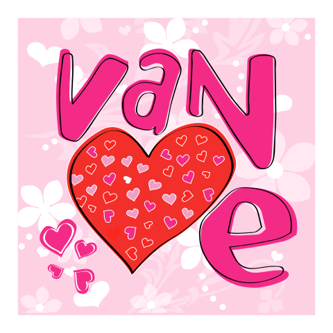 Lief verjaardagskaartje met roze hart