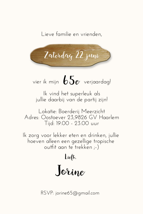 Kaart binnenkant
