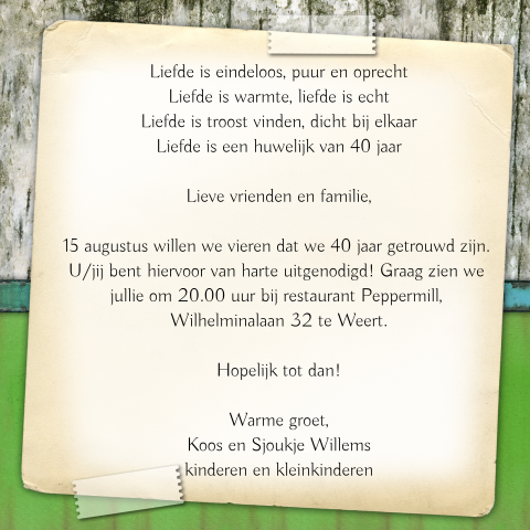 Kaart binnenkant