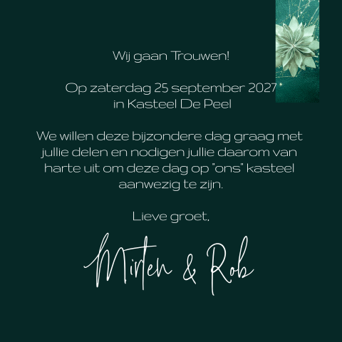 Kaart binnenkant