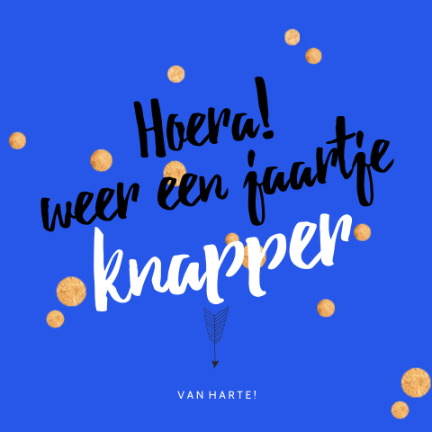 Grappige verjaardagskaart voor jongen