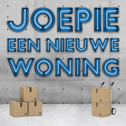 Joepie een Nieuwe Woning in Neon