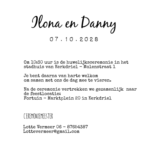 Kaart binnenkant