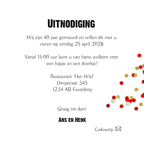Kaart binnenkant