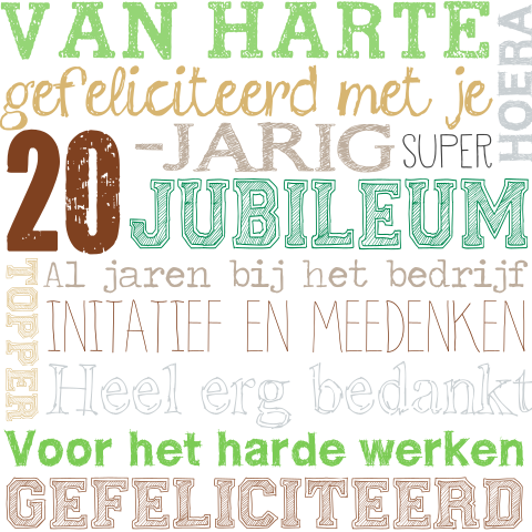 20 jaar bij het bedrijf? Dat is een kaartje waard!