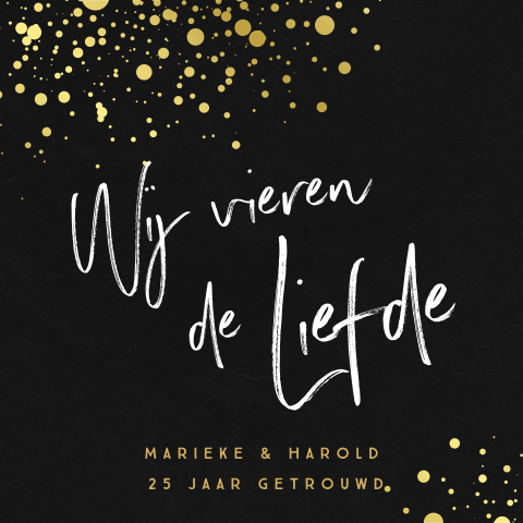 Liefdevolle huwelijksverjaardag uitnodiging