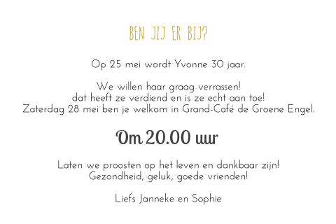 Kaart binnenkant