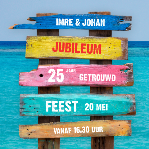 Uitnodiging jubileum tropische wegwijzer 25