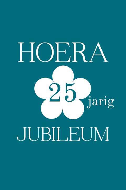 Laat een jubileum niet zomaar voorbij gaan!