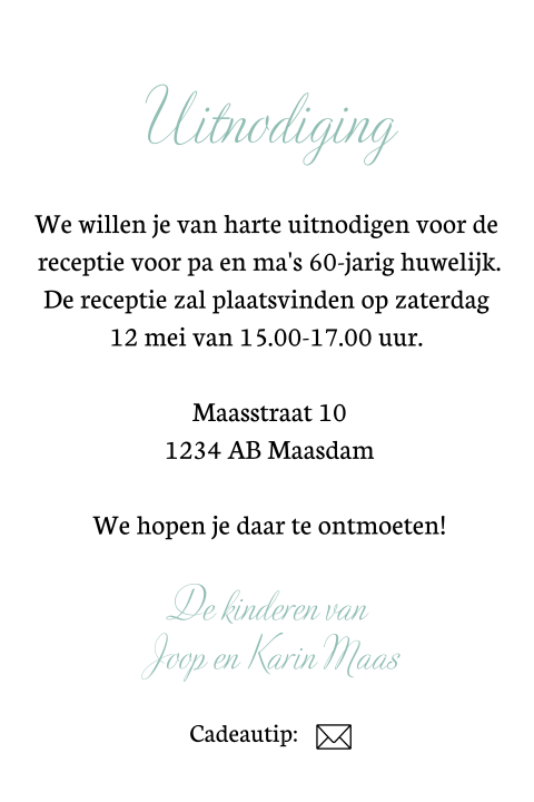 Kaart binnenkant