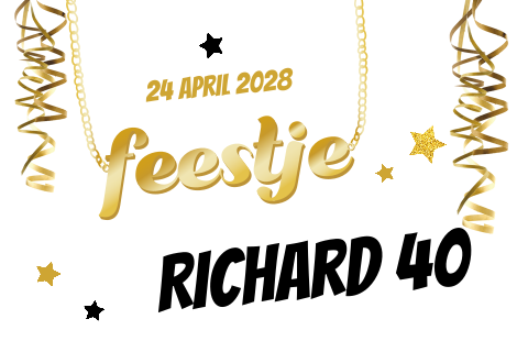 Uitnodiging fout feestje met gouden ketting