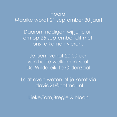 Kaart binnenkant