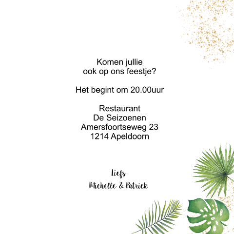 Kaart binnenkant