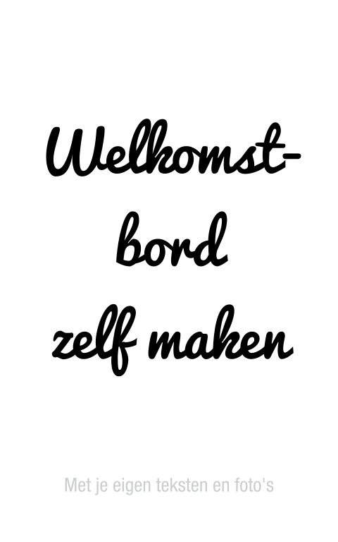 Ontwerp eenvoudig dit prachtige tuinbord