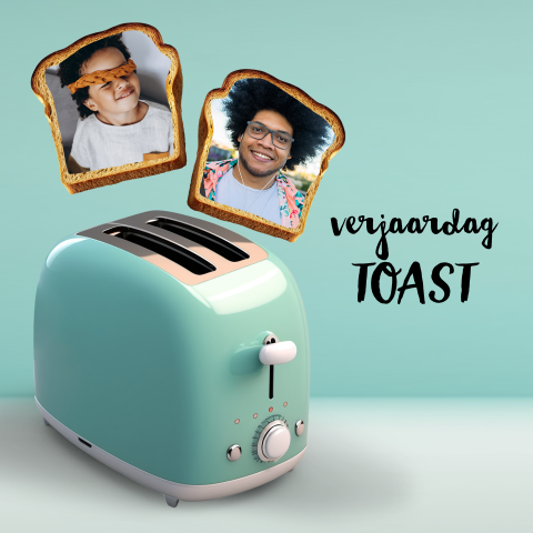 Grappige Uitnodiging voor je verjaardags Toast met Foto's
