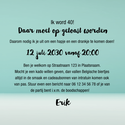 Kaart binnenkant