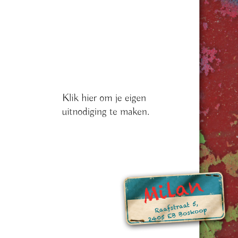 Kaart binnenkant