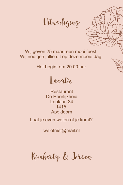 Kaart binnenkant