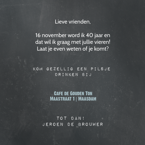 Kaart binnenkant