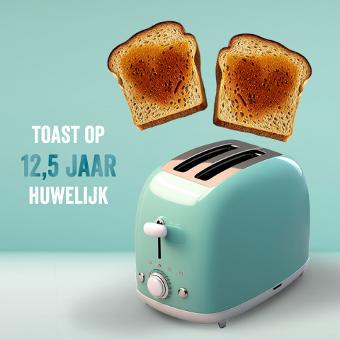Toast op heel veel jaar huwelijk