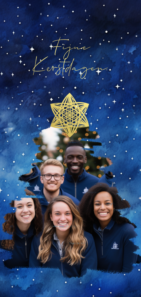 Zakelijke Foto Kerstkaart Logo