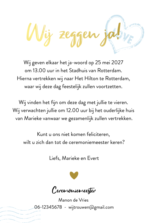 Kaart binnenkant