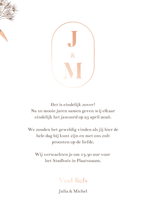 Kaart binnenkant