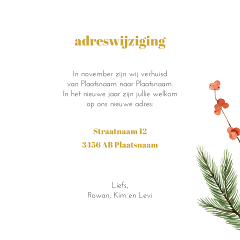 Kaart binnenkant