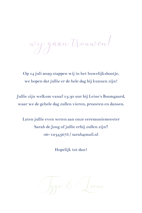 Kaart binnenkant