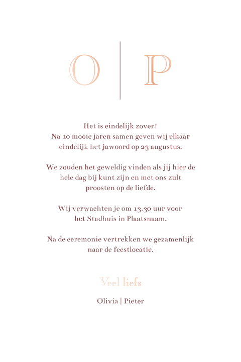 Kaart binnenkant