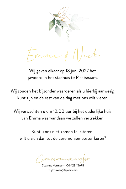 Kaart binnenkant