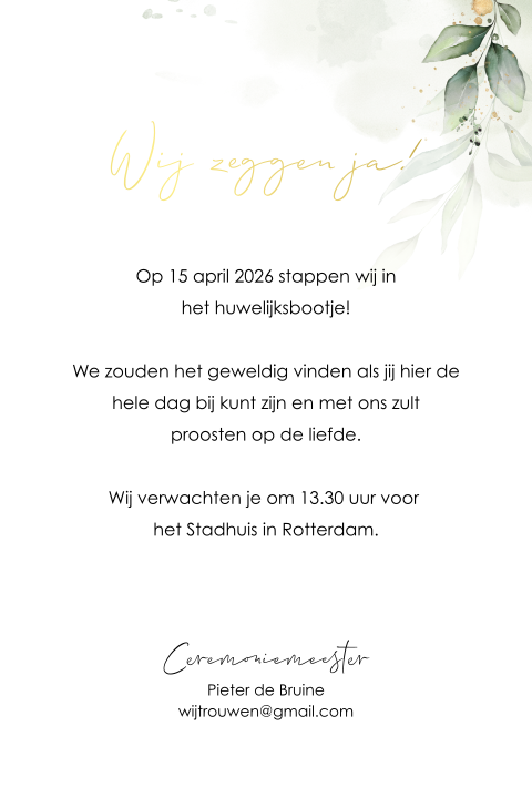 Kaart binnenkant