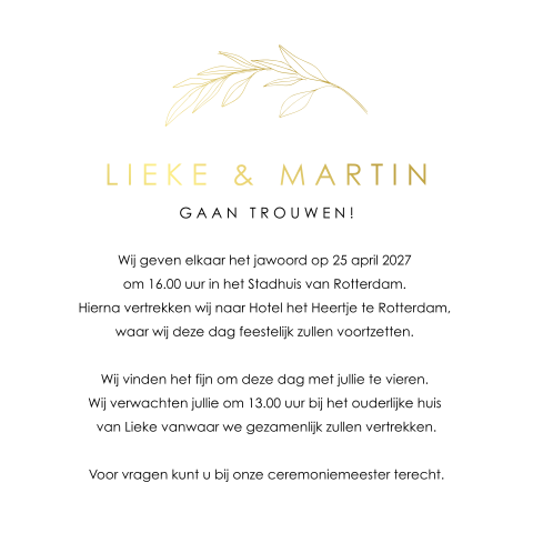 Kaart binnenkant