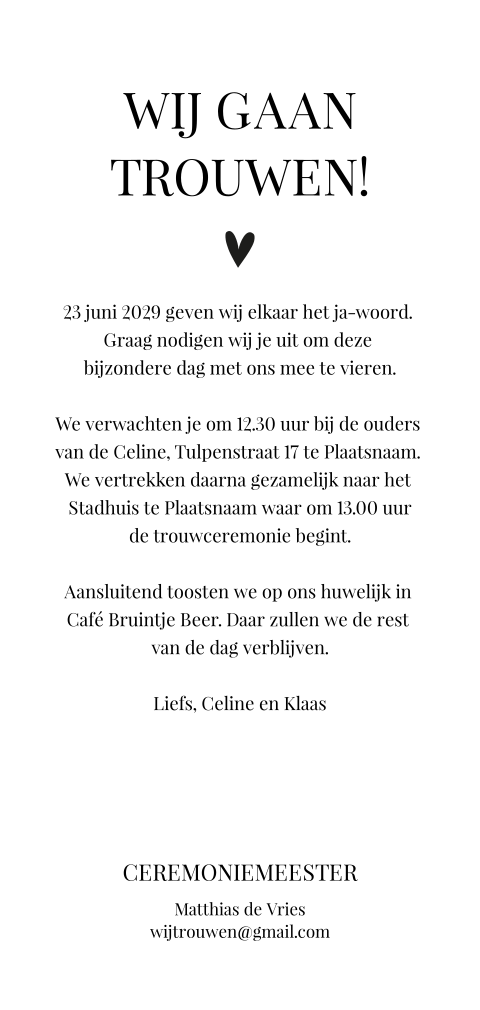 Kaart binnenkant