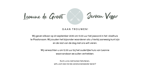 Kaart binnenkant