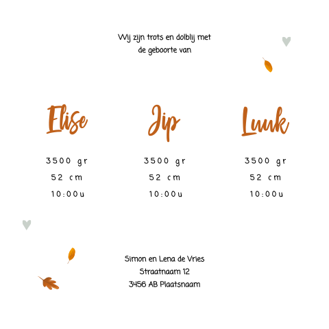 Kaart binnenkant