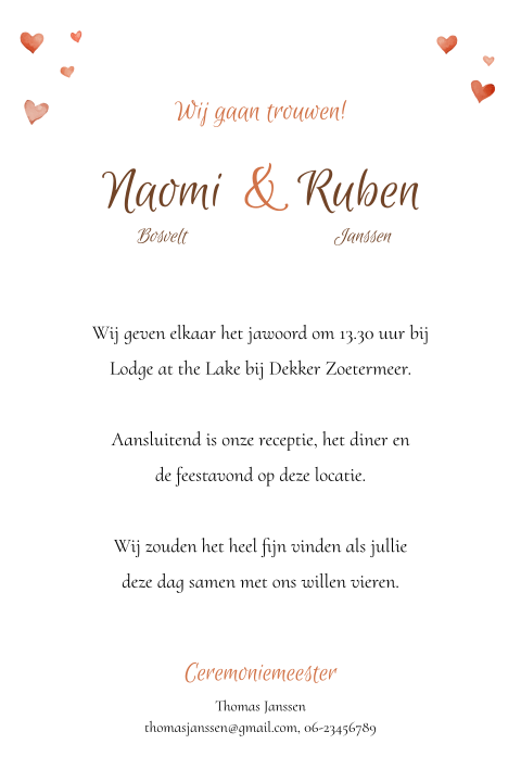 Kaart binnenkant