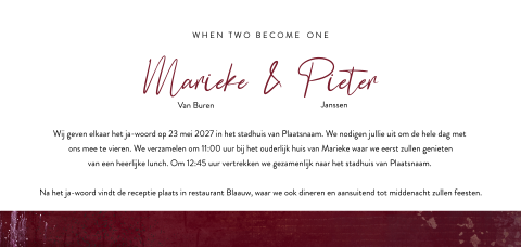 Kaart binnenkant