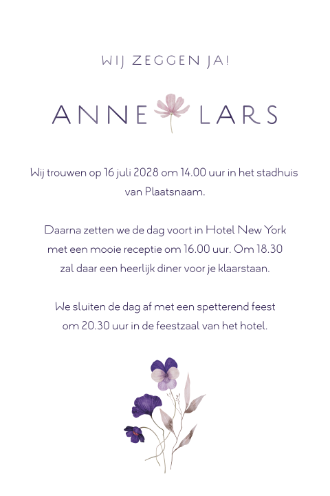 Kaart binnenkant