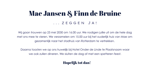 Kaart binnenkant