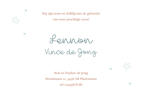 Kaart binnenkant