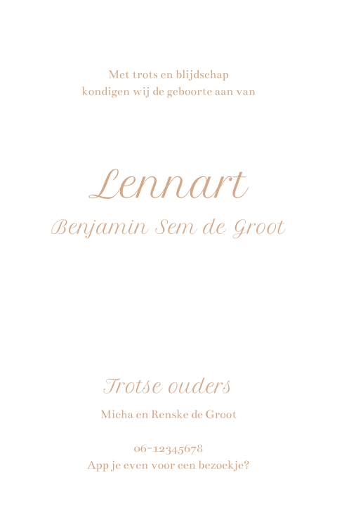 Kaart binnenkant