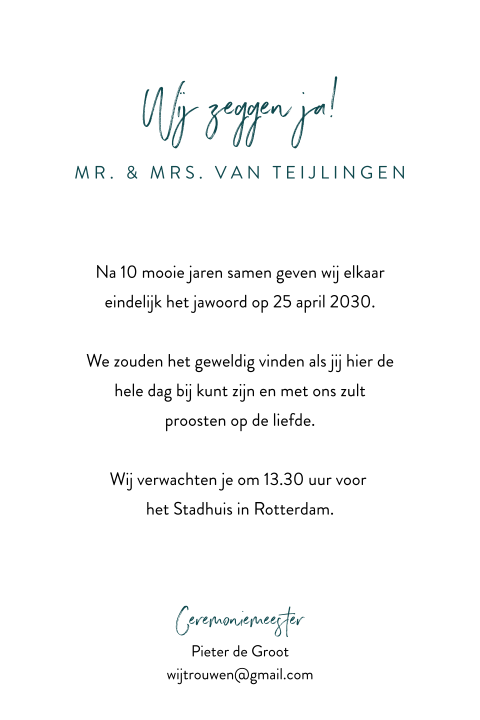 Kaart binnenkant