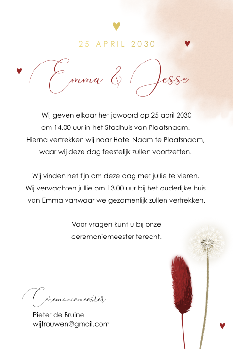 Kaart binnenkant