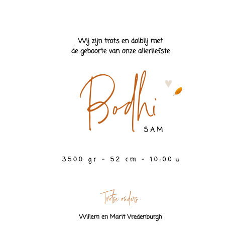 Kaart binnenkant