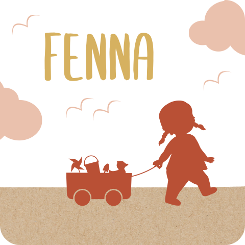 Zomer sluitsticker met meisje op het strand