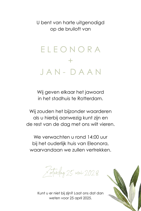 Kaart binnenkant