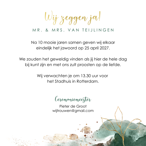 Kaart binnenkant
